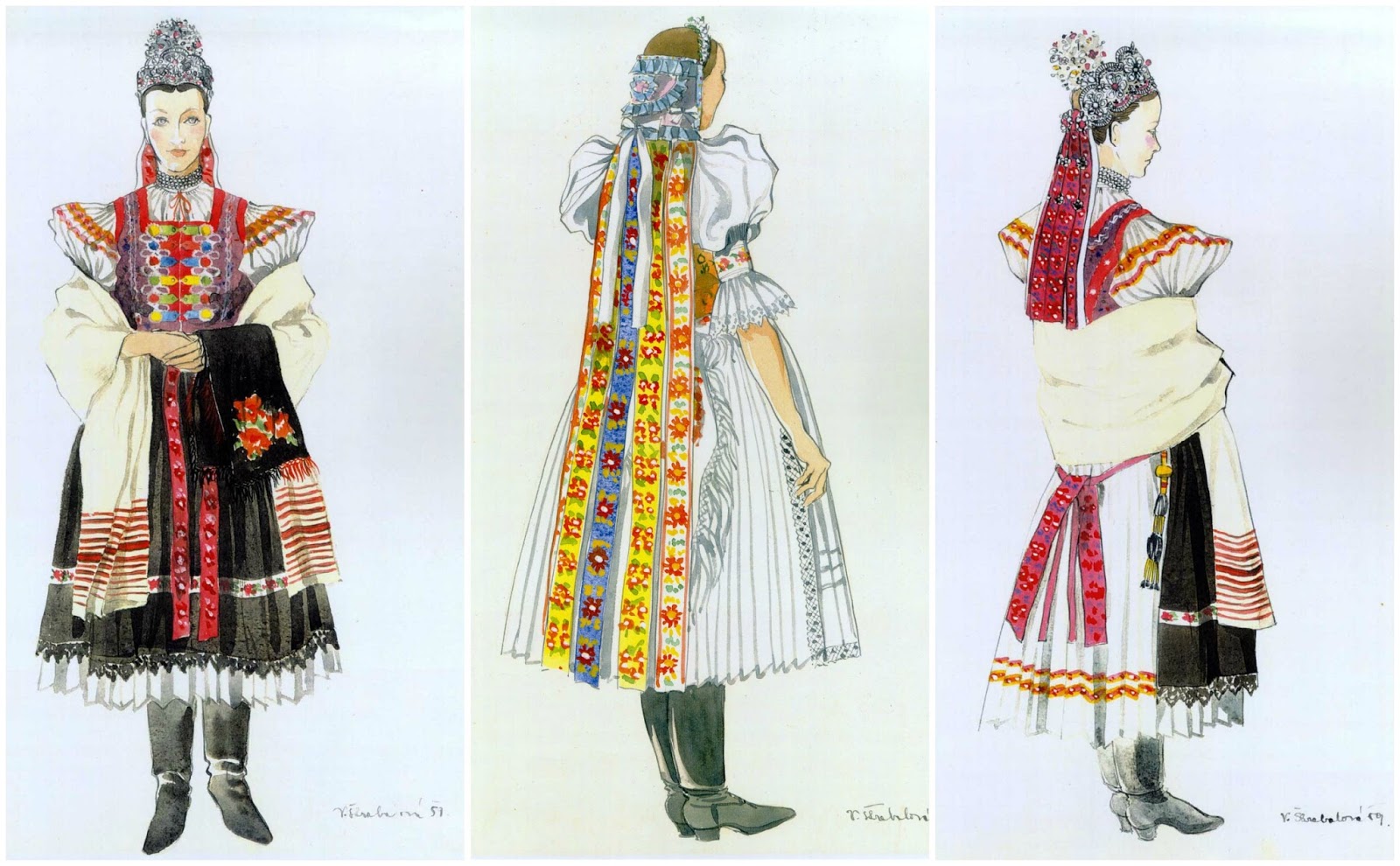Traditional folk clothing in Slovakia - Magnifique Brunette